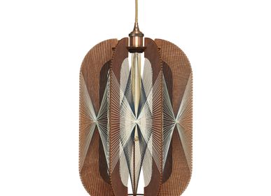 Design objects - SMILGA L dark wood - VASSARA LAMPS