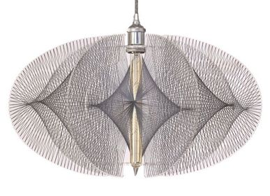 Objets design - AINAVA L plexiglass gris - VASSARA LAMPS