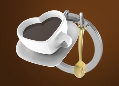 Cadeaux - Porte-clés Love Coffee - METALMORPHOSE