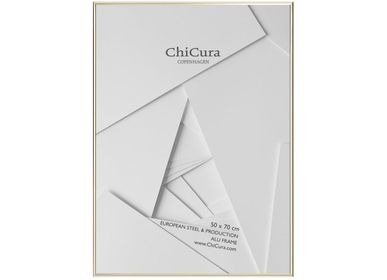 Cadres - Alu Frame Golden - Glass - CHICURA COPENHAGEN