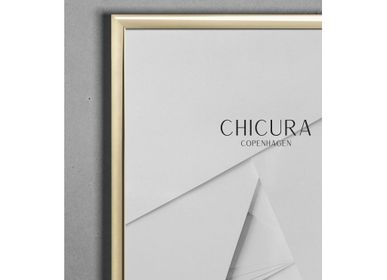 Cadres - Alu Frame E Golden - Glass - CHICURA COPENHAGEN