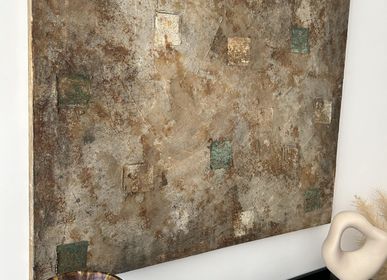 Tableaux - Tableau 100x100 3D Les carrés - ANTICARTSTONE