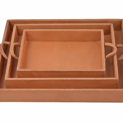 Bureaux d'entreprise - Nest 3 plateaux avec poignées - SOL & LUNA