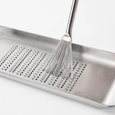 Ustensiles de cuisine - Brosse Hake pour râpes Oros en acier inoxydable - collection EAtoCO / YOSHIKAWA - ABINGPLUS