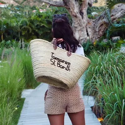 Shopping baskets - Baskets with small handles (handmade) - ORIGINAL MARRAKECH