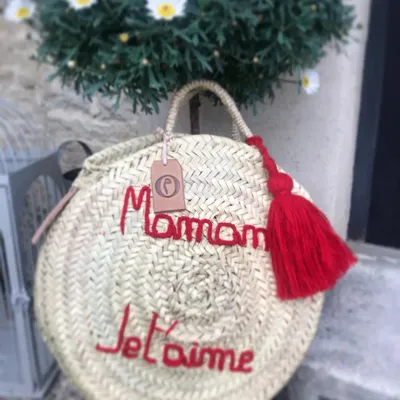 Shopping baskets - Round Basket — The Timeless Customizable - ORIGINAL MARRAKECH