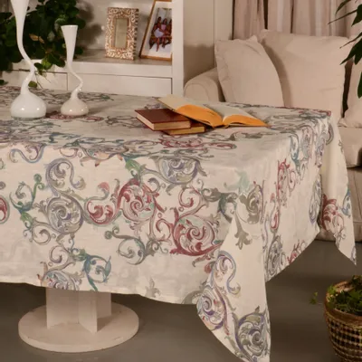 Table linen - DECORO TABLECLOTH 100% LINEN - NENCIONI CASA  -  TELENE