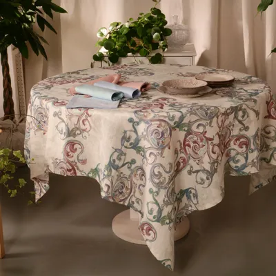 Table linen - DECORO TABLECLOTH 100% LINEN - NENCIONI CASA  -  TELENE