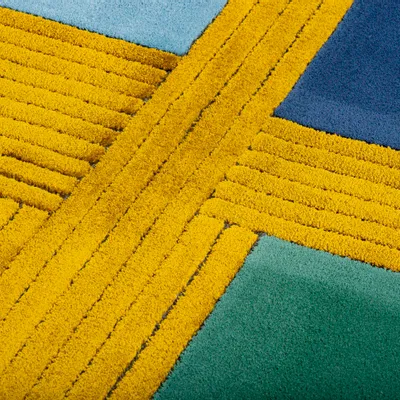 Tapis contemporains - Tapis Ebb&Flow - Ocean - SOFTICATED