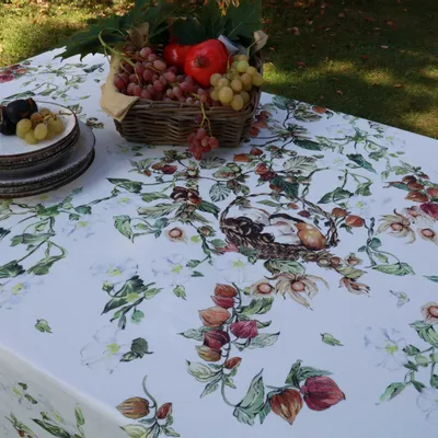 Linge de table textile - NAPPE D'AUTOMNE 100% LIN - NENCIONI CASA  -  TELENE