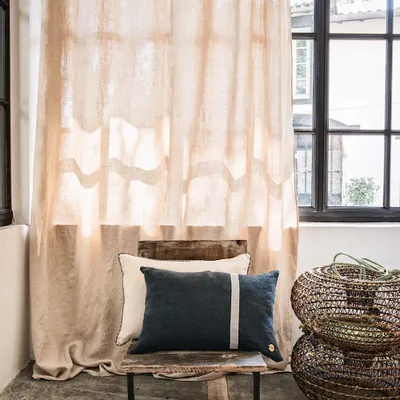 Decorative objects - Hemp curtains - COULEUR CHANVRE