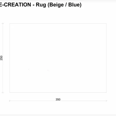 Tapis contemporains - Tapis Bleu Soft Re-creation - SOFTICATED