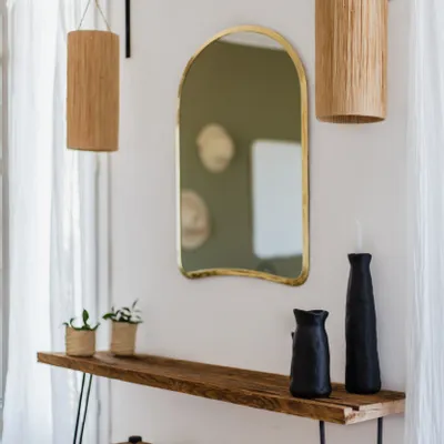 Mirrors - HANDMADE MIRROR IN BRASS - COSYDAR-DECO