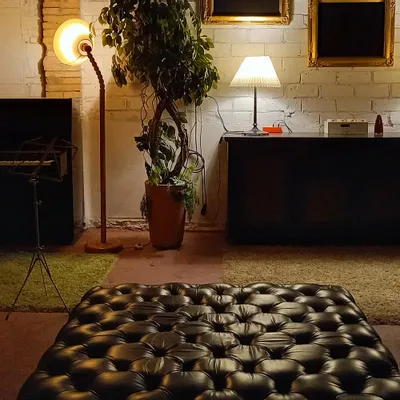 Sièges pour collectivités - Capiton Pouf  Contemporain | Pouf - CREARTE COLLECTIONS