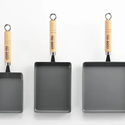 Kitchen utensils - Japanese rectangular steel pan - Egg Pan, for rolled omelets/YOSHIKAWA - ABINGPLUS