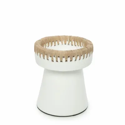 Candlesticks and candle holders - The Pretty Candle Holder - White Natural - BAZAR BIZAR LIVING