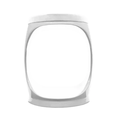 Stools - Signet Ring Stool I White - SOFTICATED