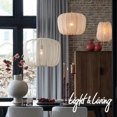 Suspensions - Lampe à suspension « PLUMERIA » - LIGHT & LIVING