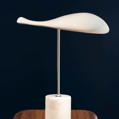 Table lamps - Table and Desk lamp Flying Fish - White - SOFTICATED