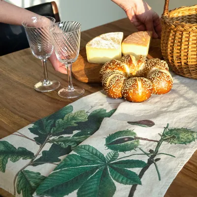 Cadeaux - Chêne et Marron d'Inde ǀ  Torchons en 100% lin lavé  - LINOROOM 100% LINEN TEXTILES