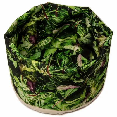 Couverts & ustensiles de cuisine - Corbeille en tissu imprimé Salade - MARON BOUILLIE