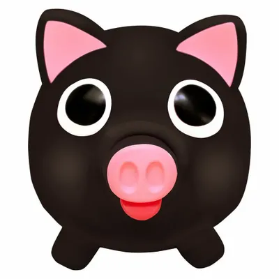 Gifts - Black pig piggy bank - Jiggy Bank/SANKYO TOYS collection - ABINGPLUS