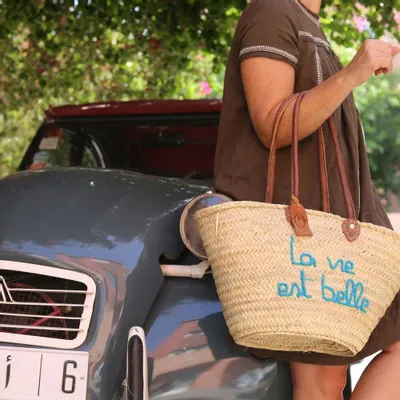 Tea and coffee accessories - Beach basket/Medium - ORIGINAL MARRAKECH