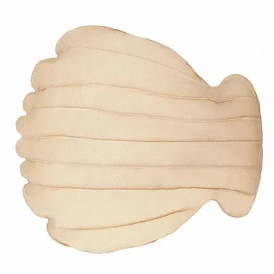 Deck chairs - XL floating shell/raffia effect outdoor ottoman - MX HOME