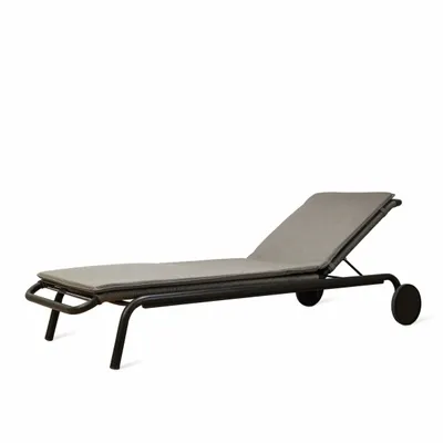 Lawn armchairs - Kodo sunlounger - VINCENT SHEPPARD