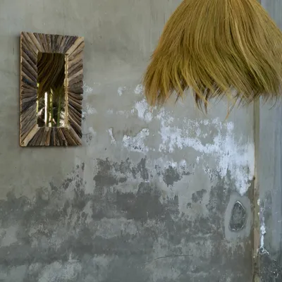 Miroirs - Le Miroir Driftwood Framed - Naturel - M - BAZAR BIZAR LIVING