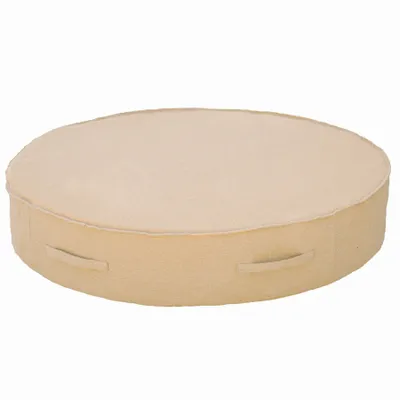 Deck chairs - Round raffia effect sun lounger bed - MX HOME