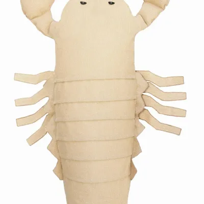 Ottomans - XL floating lobster raffia effect ottoman - MX HOME