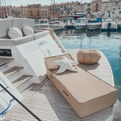 Deck chairs - Raffia effect 1 seater sun lounger - MX HOME