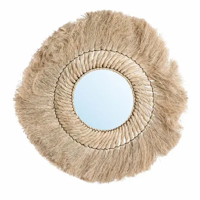 Mirrors - The Pretty Blonde Mirror - Natural - L - BAZAR BIZAR LIVING