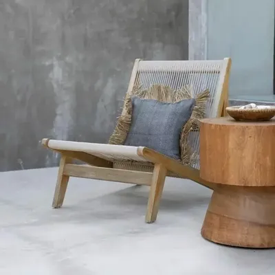 Coussins - L'Housse de Coussin Bonita en Coton - Noir Naturel - 40x40 - BAZAR BIZAR LIVING