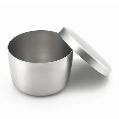 Ustensiles de cuisine - Boîte ronde en acier inoxydable - collection And / YOSHIKAWA - ABINGPLUS