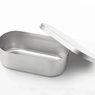 Ustensiles de cuisine - Boîte rectangulaire de 230 ml en acier inoxydable - collection And / YOSHIKAWA - ABINGPLUS