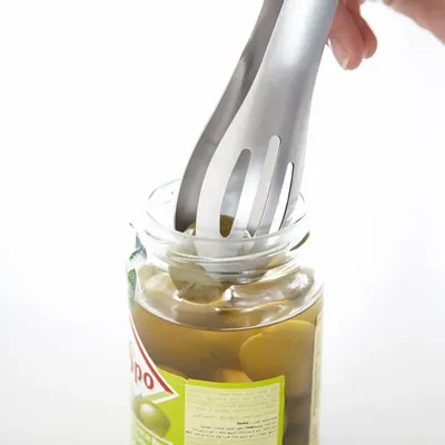 Ustensiles de cuisine - Pince Hasam en acier inoxydable - collection EAtoCO / YOSHIKAWA - ABINGPLUS