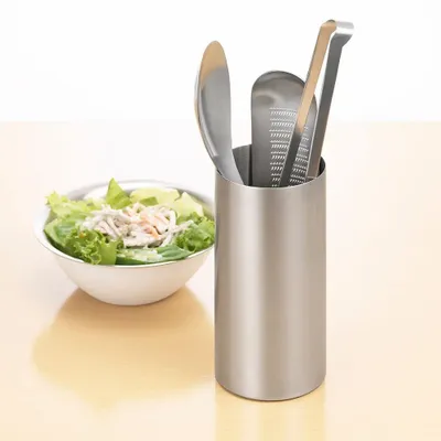 Ustensiles de cuisine - Conteneur d'ustensiles de cuisine en acier inoxydable - collection EAtoCO / YOSHIKAWA - ABINGPLUS