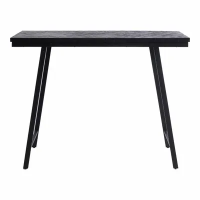 Console table - The Herringbone High Table - Black - 140cm - BAZAR BIZAR LIVING