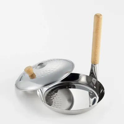 Casseroles - Couvercle pour Oyako-Don en acier inoxydable / YOSHIKAWA - ABINGPLUS