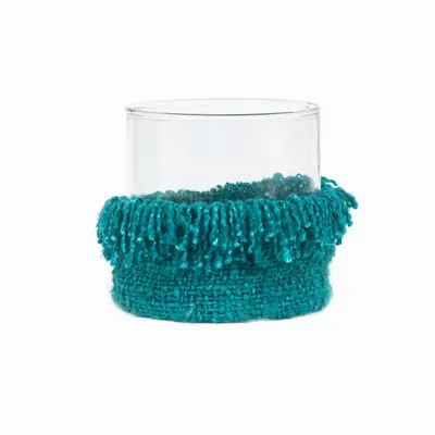Candlesticks and candle holders - The Oh My Gee Candle Holder - Aqua - XL - BAZAR BIZAR LIVING