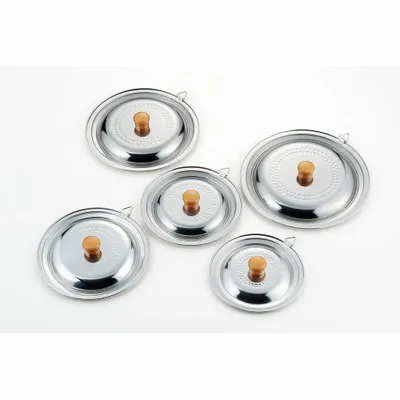 Casseroles - Couvercle pour casseroles de 18-20 cm, en acier inoxydable - collection Yukihira / YOSHIKAWA - ABINGPLUS