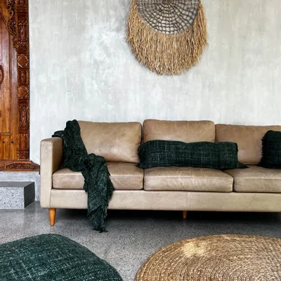 Poufs - The Oh My Gee Pouffe - Forest Green - BAZAR BIZAR LIVING