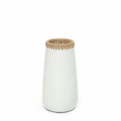 Vases - Le Vase Sneaky - Blanc Naturel - M - BAZAR BIZAR LIVING