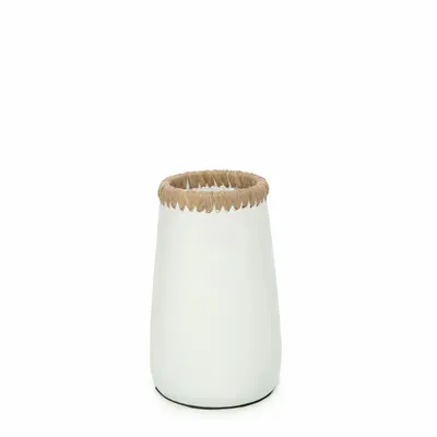 Vases - The Sneaky Vase - White Natural - S - BAZAR BIZAR LIVING