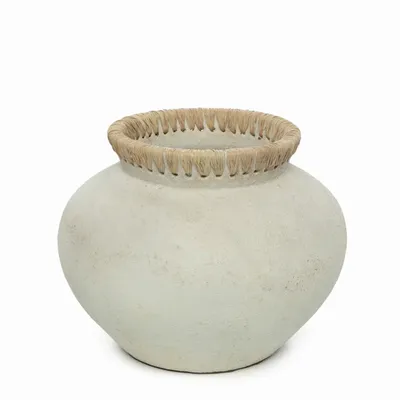 Vases - The Styly Vase - Concrete Natural - M - BAZAR BIZAR LIVING