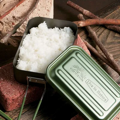 Barbecues - 600ml aluminum and rectangular color camping bowl - Mess Tin/SKATER collection - ABINGPLUS