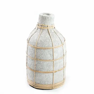 Vases - The Whoopy Vase - Concrete Natural - L - BAZAR BIZAR LIVING