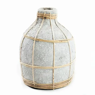 Vases - The Whoopy Vase - Concrete Natural - S - BAZAR BIZAR LIVING